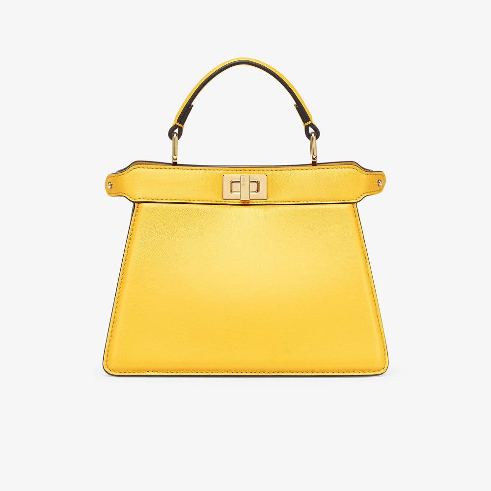 Fendi Peekaboo Iseeu Yellow leather bag 8BN335ABVEF192E: Image 1