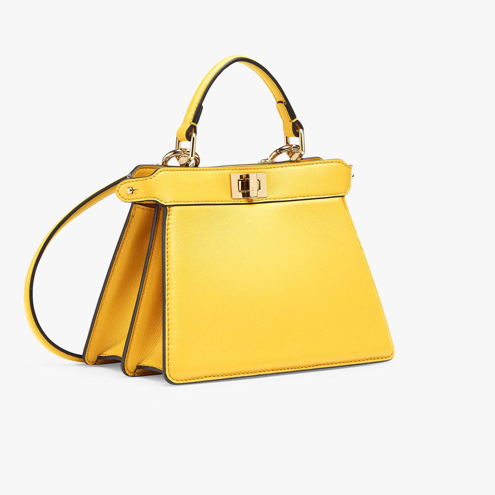 Fendi Peekaboo Iseeu Yellow leather bag 8BN335ABVEF192E: Image 2