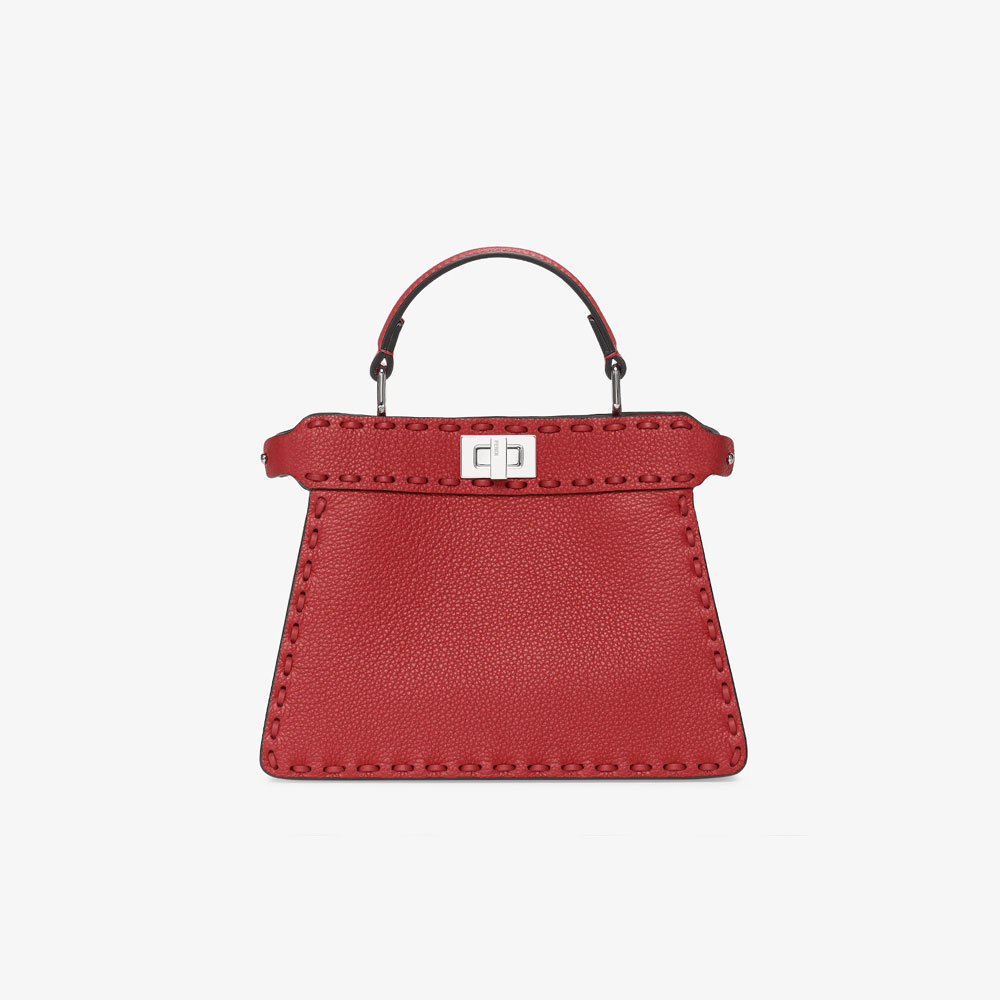 Fendi Peekaboo ISeeU Petite Red Selleria bag 8BN335ARBBF1PPP: Image 1