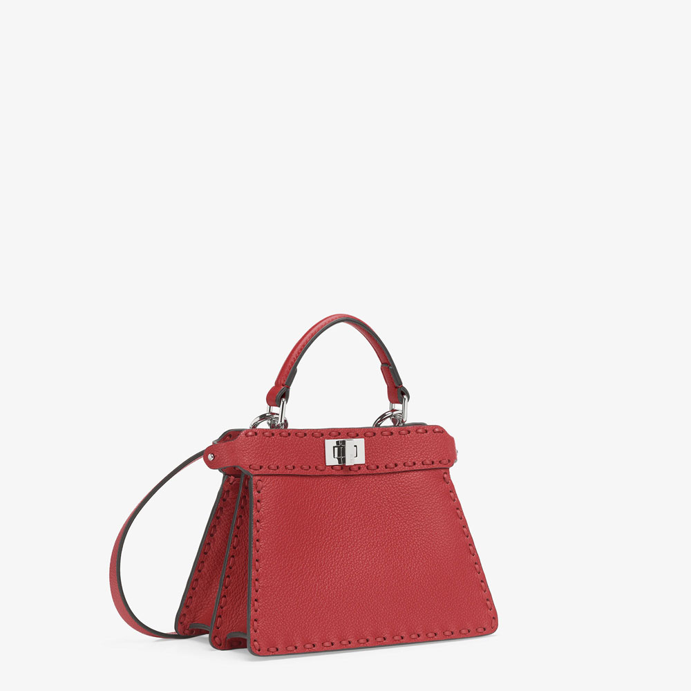 Fendi Peekaboo ISeeU Petite Red Selleria bag 8BN335ARBBF1PPP: Image 2