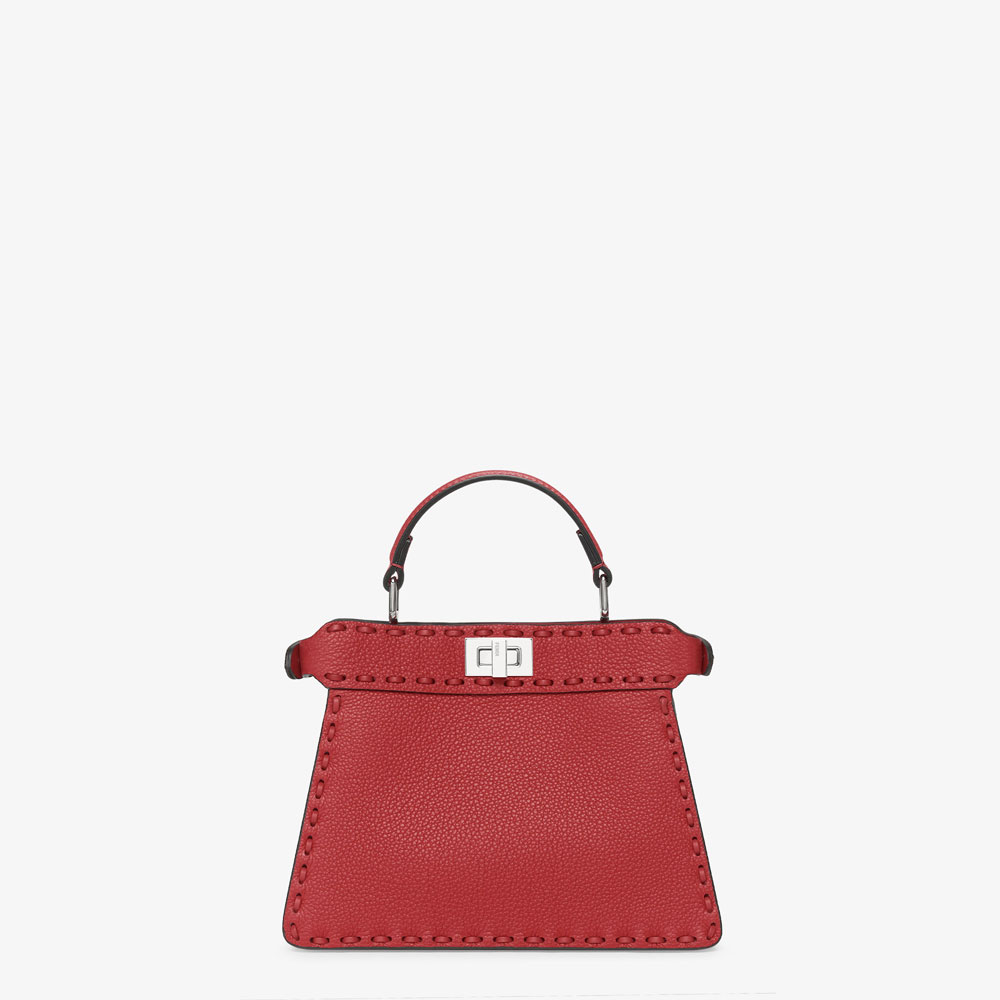 Fendi Peekaboo ISeeU Petite Red Selleria bag 8BN335ARBBF1PPP: Image 3