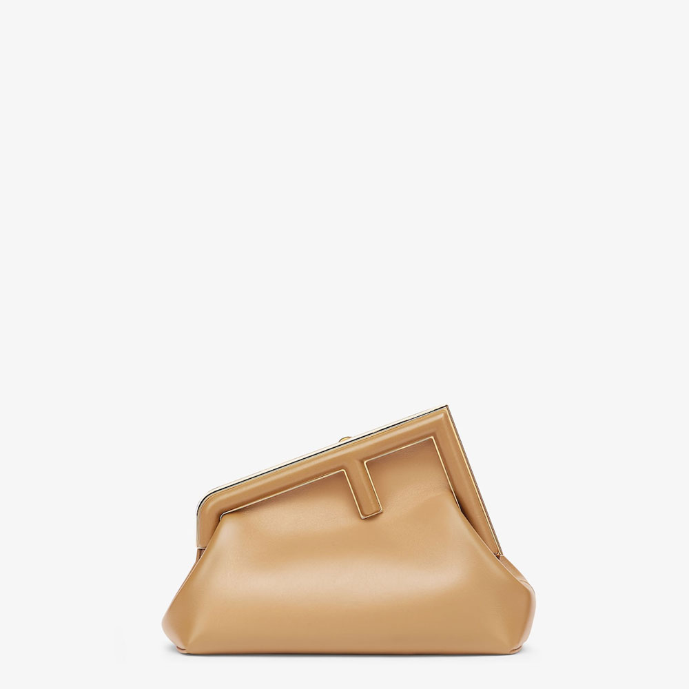 Fendi First Small Beige leather bag 8BP129ABVEF15KR: Image 1