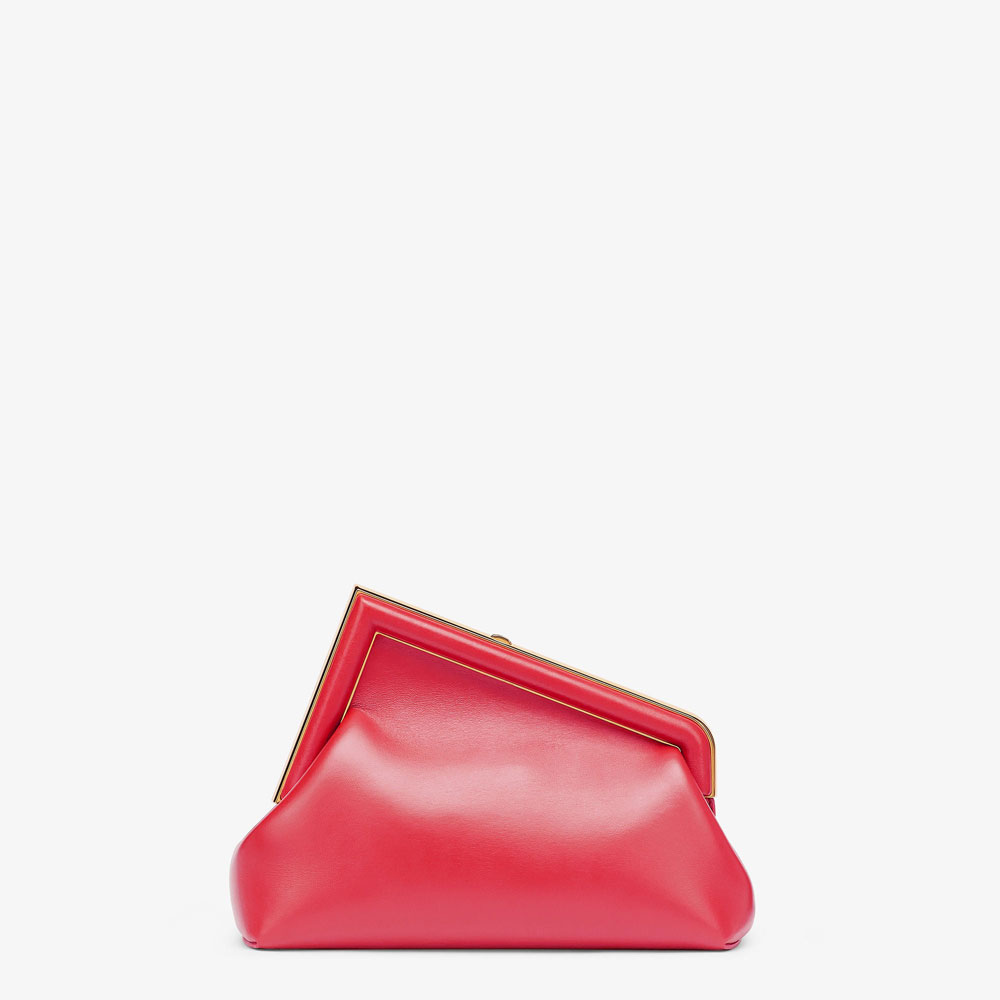 Fendi First Small Fuchsia leather bag 8BP129ABVEF1HB7: Image 3