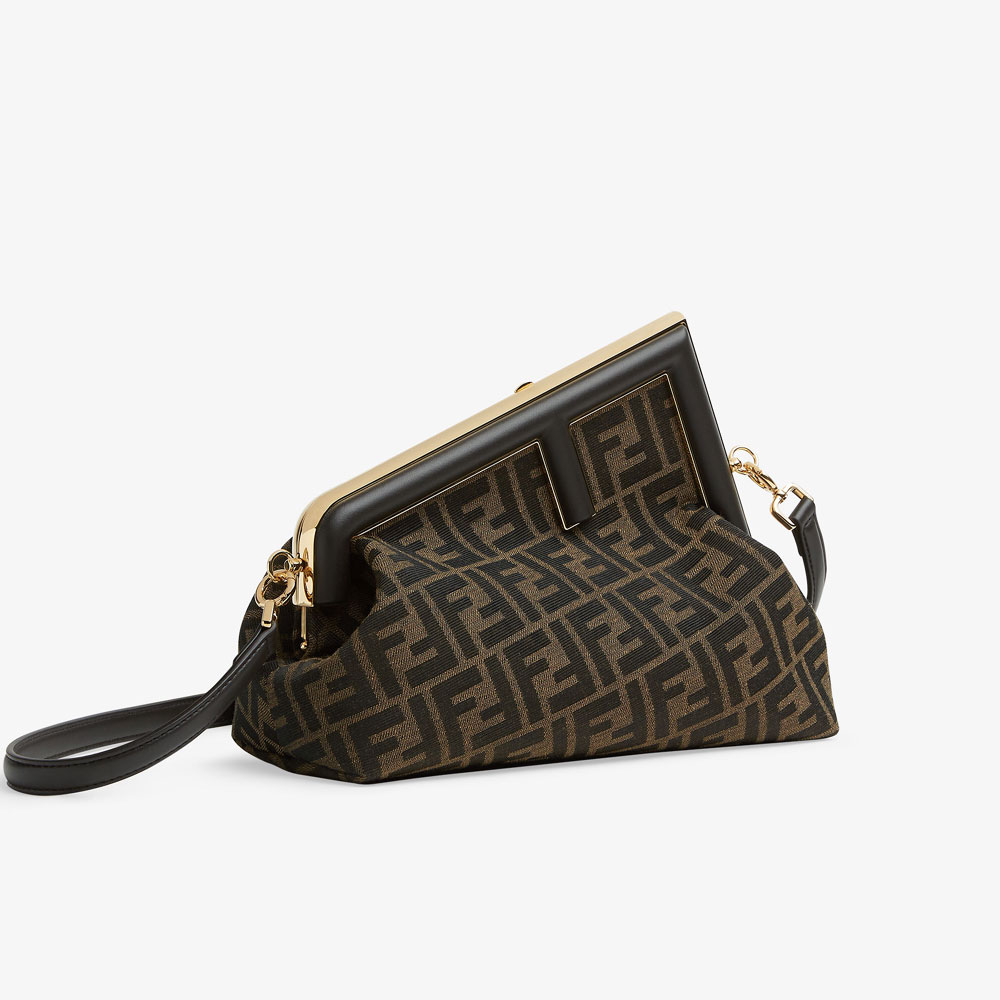 Fendi First Midi Fabric Brown 8BP137AOQBF1GL7: Image 2