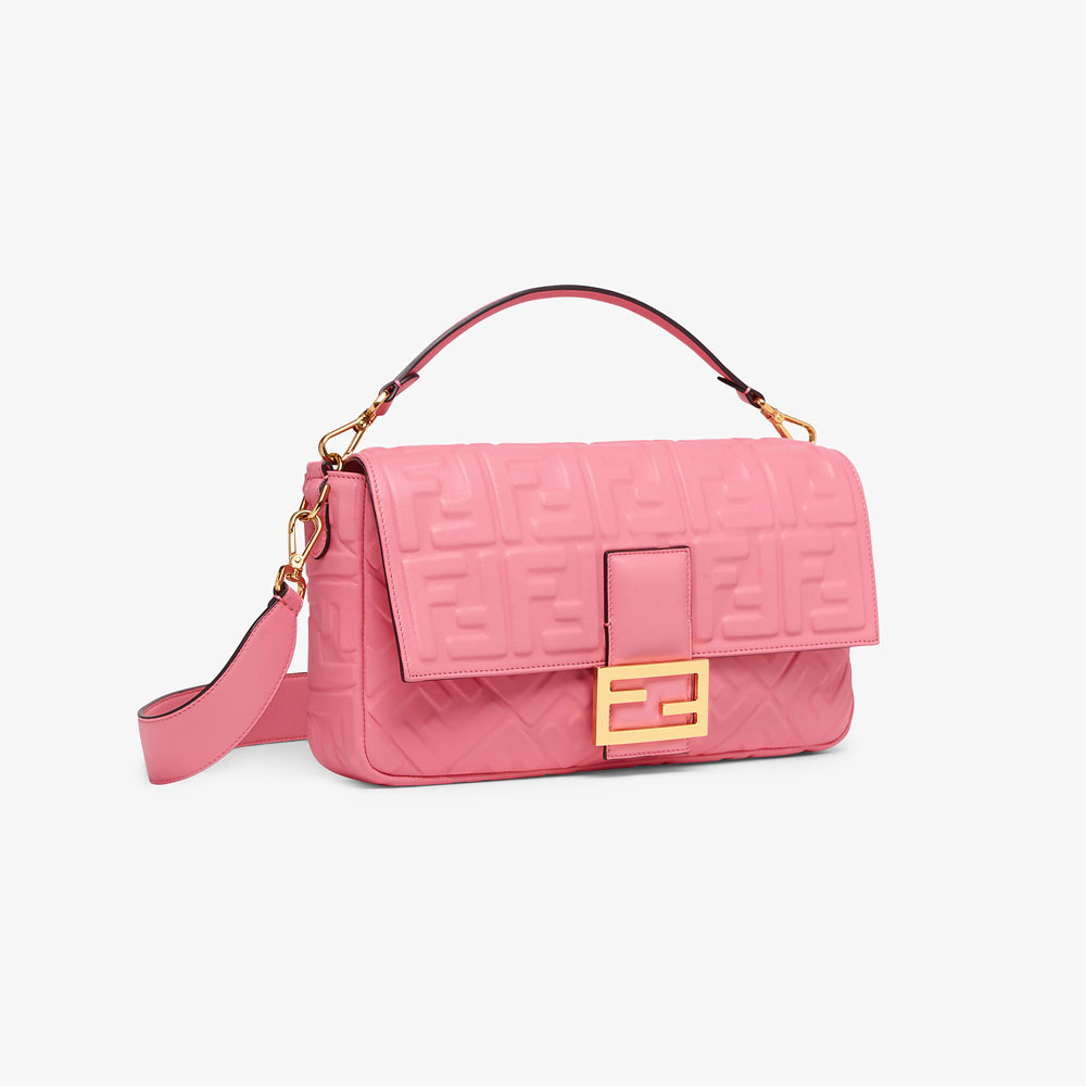 Fendi Baguette Large Pink leather bag 8BR771 A72V F170V: Image 2