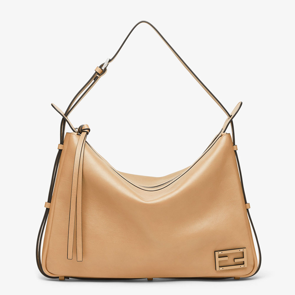 Fendi Simply Fendi Large Beige leather bag 8BR831 AS7A F1QD3: Image 1