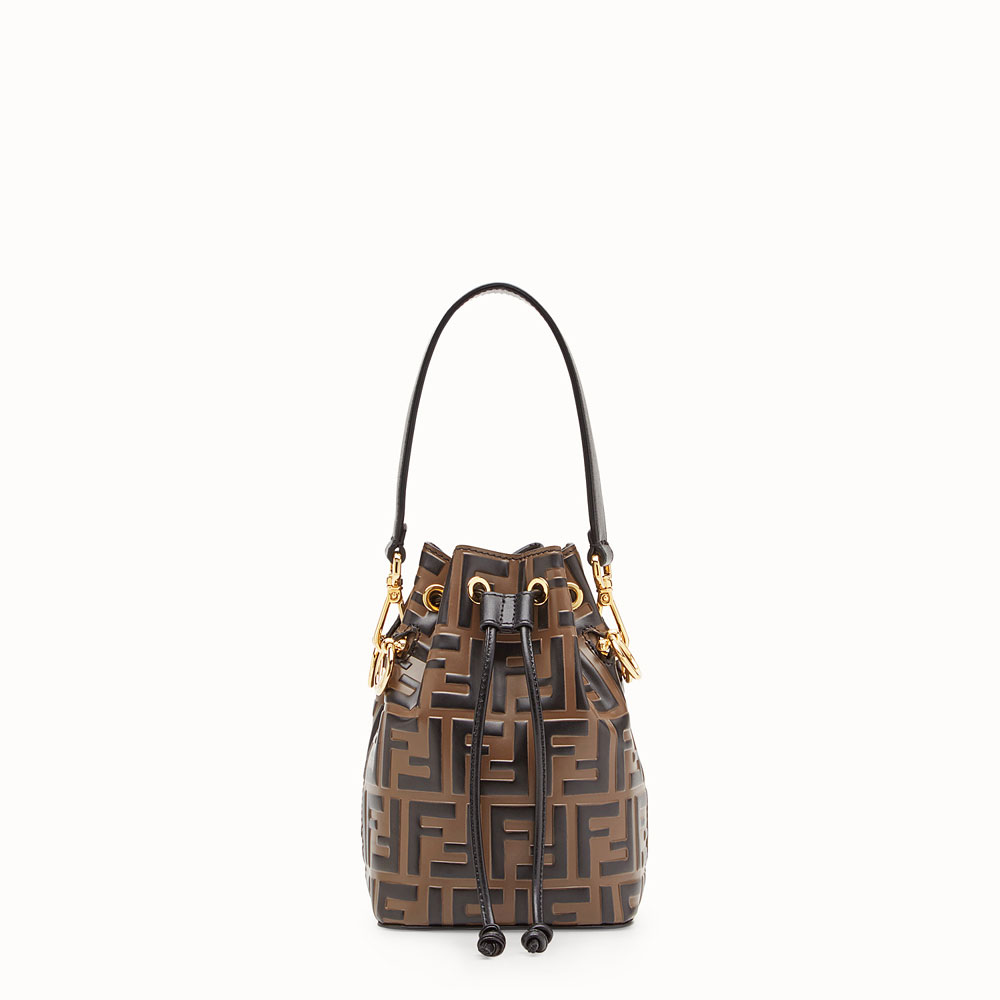 Fendi mon tresor Brown leather mini-bag 8BS010A3ZGF13VK: Image 1