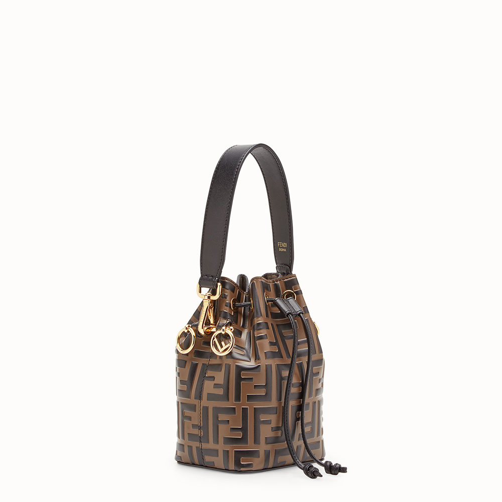 Fendi mon tresor Brown leather mini-bag 8BS010A3ZGF13VK: Image 2