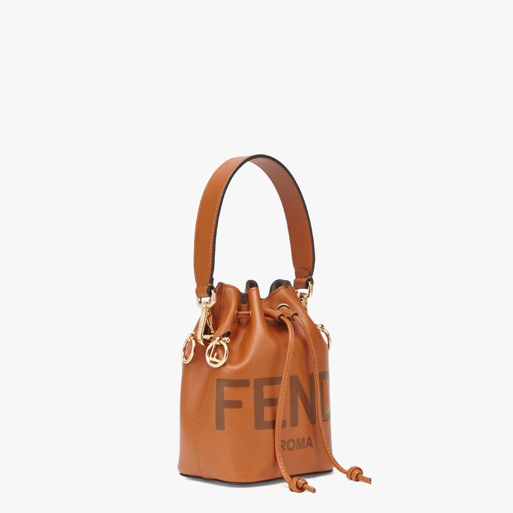 Fendi Mon Tresor Brown leather minibag 8BS010AC9LF0QVK: Image 2