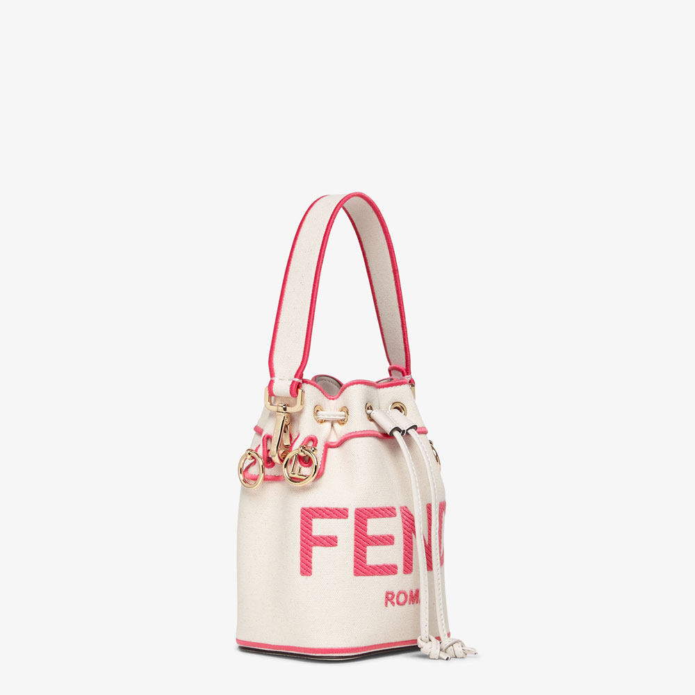 Mon Tresor canvas Fendi Roma embroidery 8BS010ANXEF1LG7: Image 2