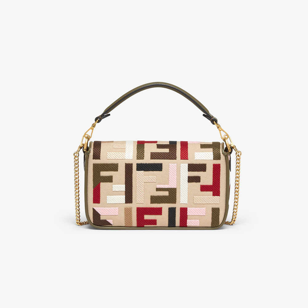 Fendi Baguette Mini Canvas bag 8BS017 ANH4 F1Q6O: Image 2