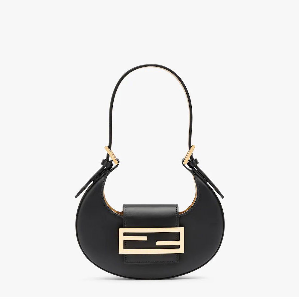 Fendi Cookie Black leather mini bag 8BS065AAIWF0KUR: Image 1