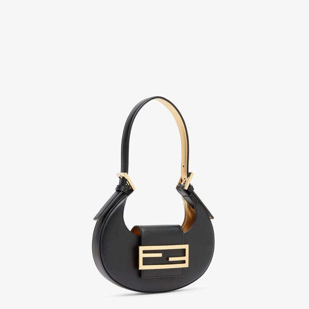 Fendi Cookie Black leather mini bag 8BS065AAIWF0KUR: Image 2