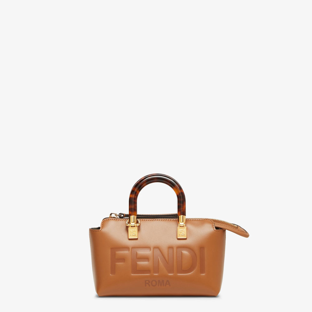 Fendi By The Way Mini Small brown Boston bag 8BS067ABVLF0NYJ: Image 1