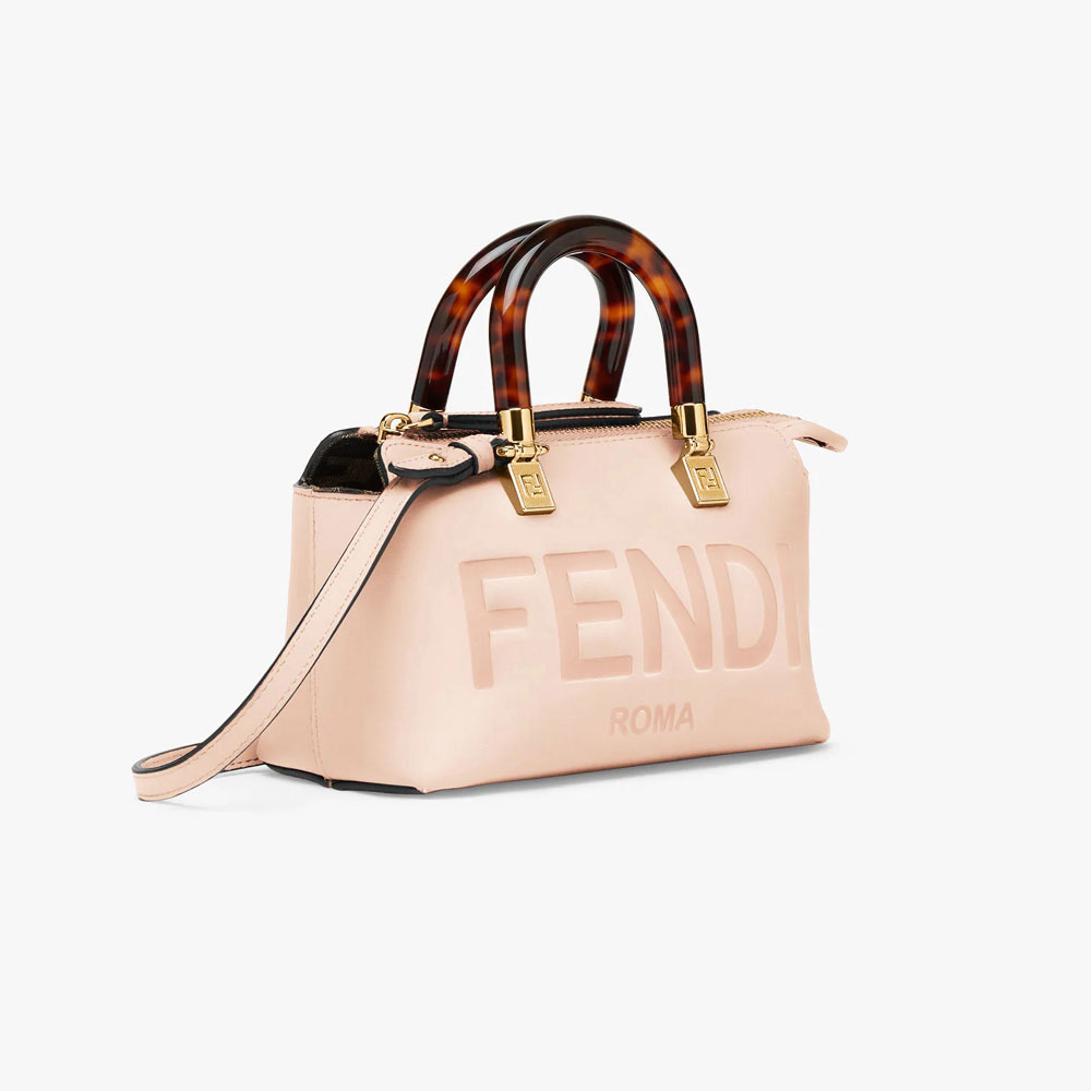 Fendi by the way mini Boston bag in light pink 8BS067ABVLF14N1: Image 2