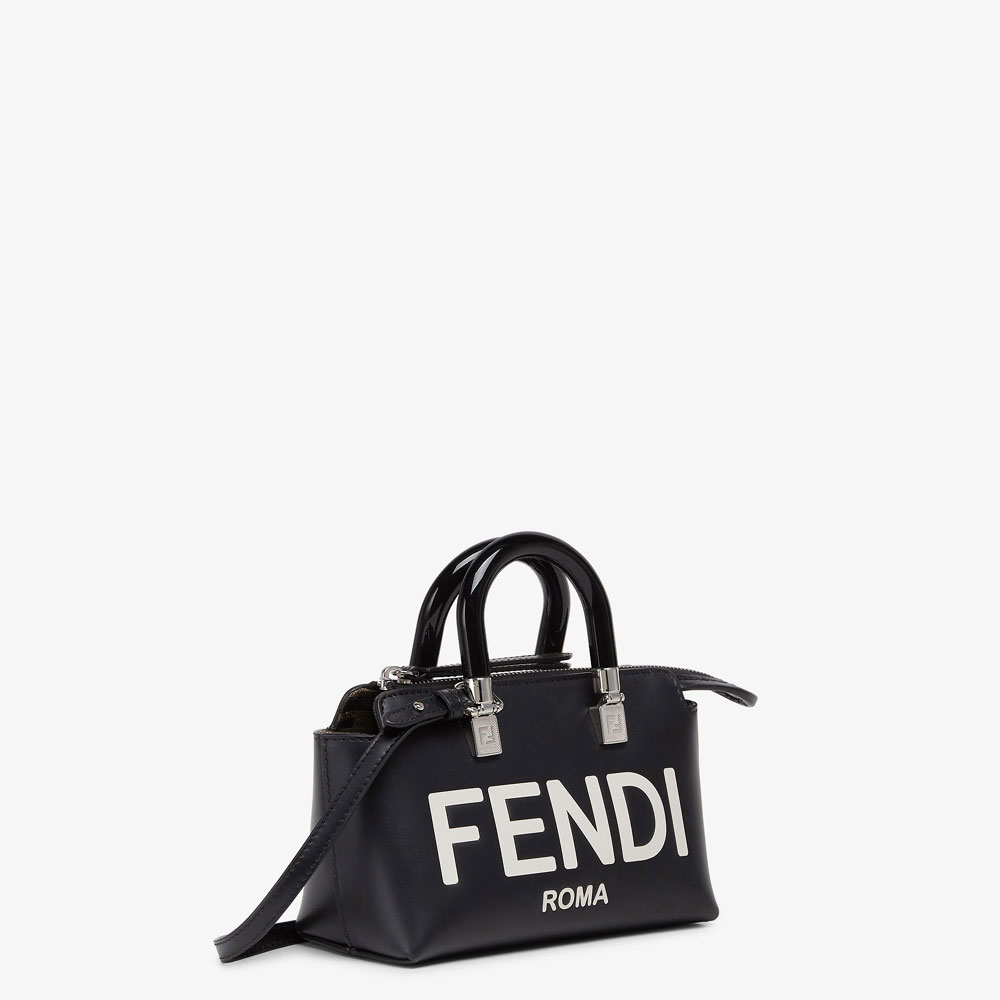 Fendi By The Way Mini Leather Black 8BS067ABVLF1L2Z: Image 2