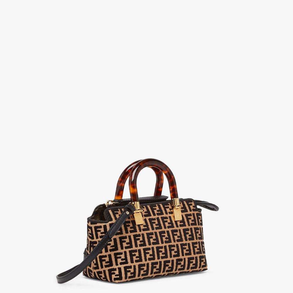 Fendi By The Way Mini Raffia Black 8BS067AQ0XF0VPJ: Image 2