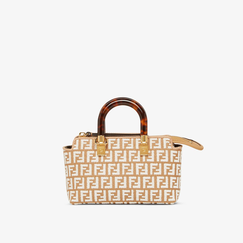 Fendi By The Way Mini Raffia White 8BS067AQ0XF1MB1: Image 1