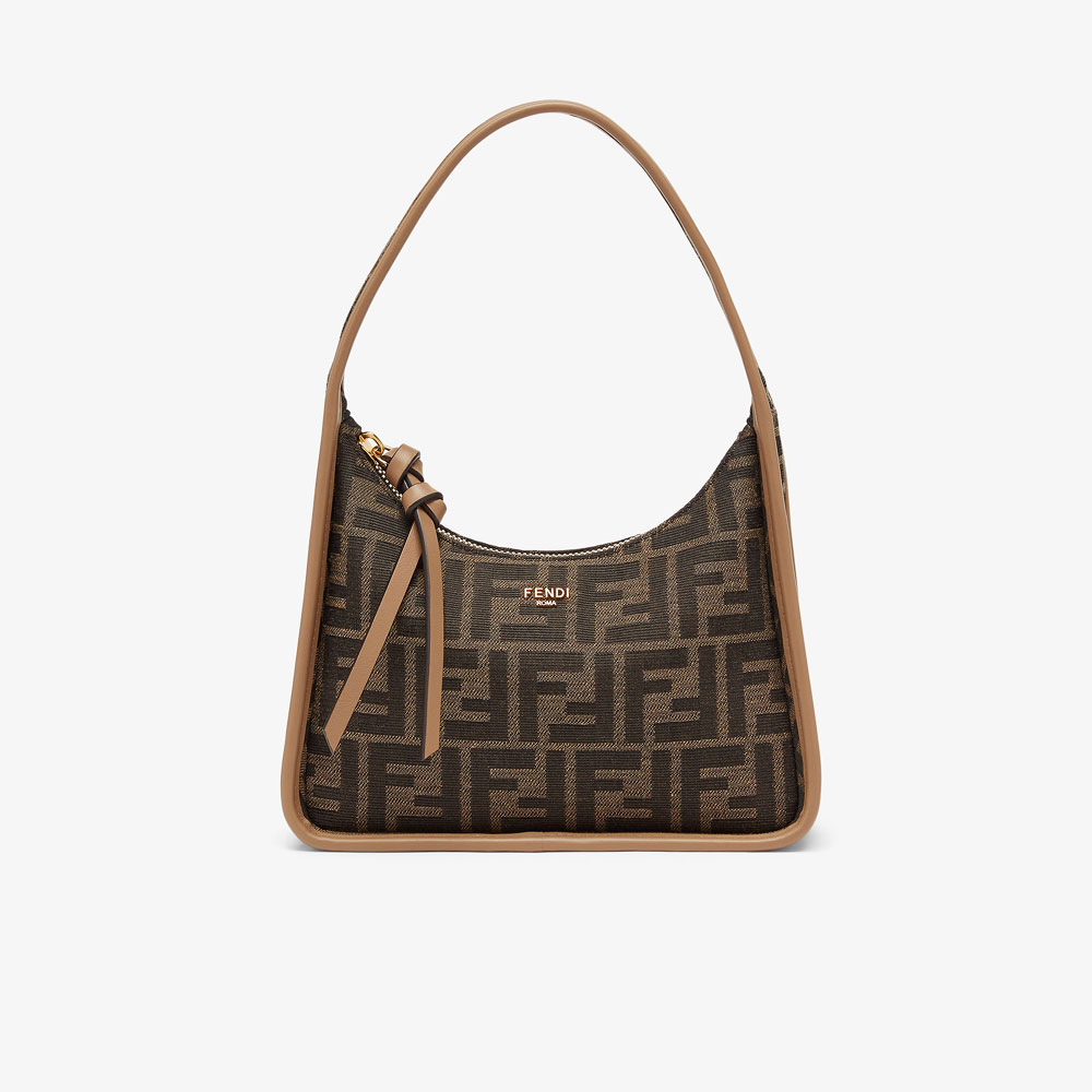 Fendi Mini Fendessence Brown FF fabric mini-bag 8BS094ALP3F1AOE: Image 1