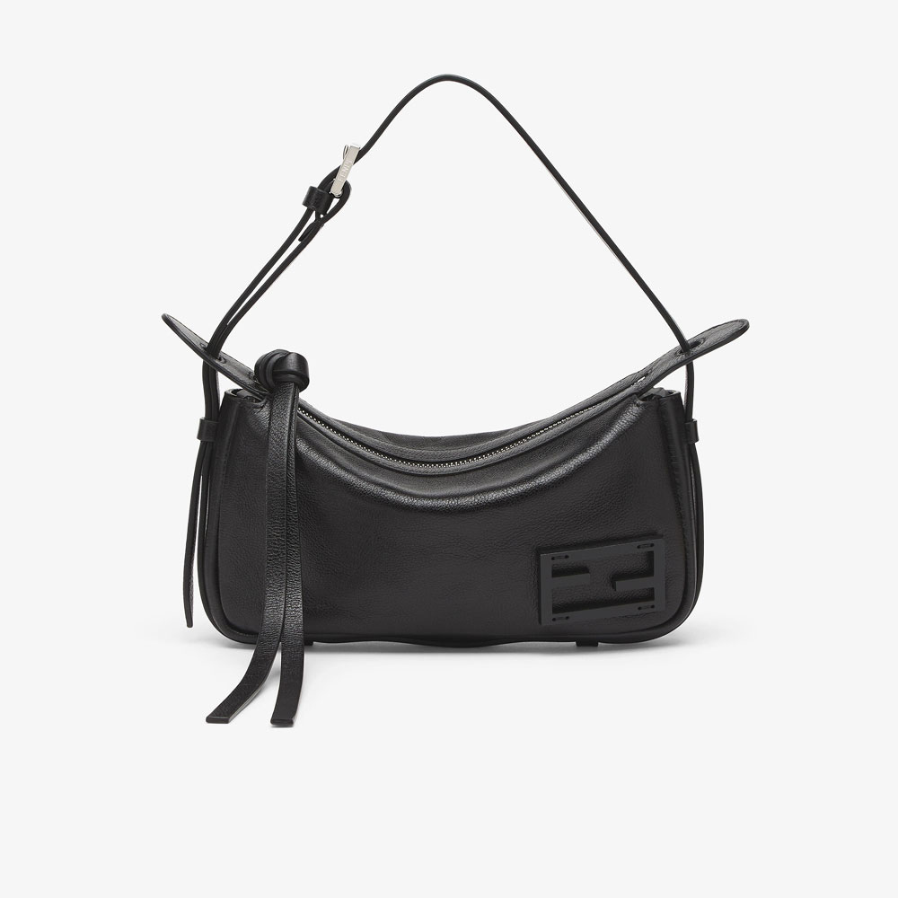 Simply Fendi Mini Black leather mini-bag 8BS097AS7AF1QD0: Image 1