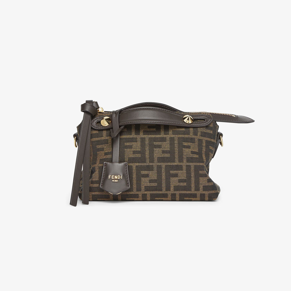 Fendi By The Way Soft Mini FF jacquard fabric bag 8BS098 AFPM F1GL7: Image 1