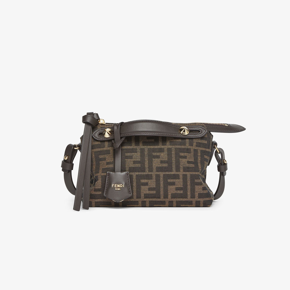 Fendi By The Way Soft Mini FF jacquard fabric bag 8BS098 AFPM F1GL7: Image 3