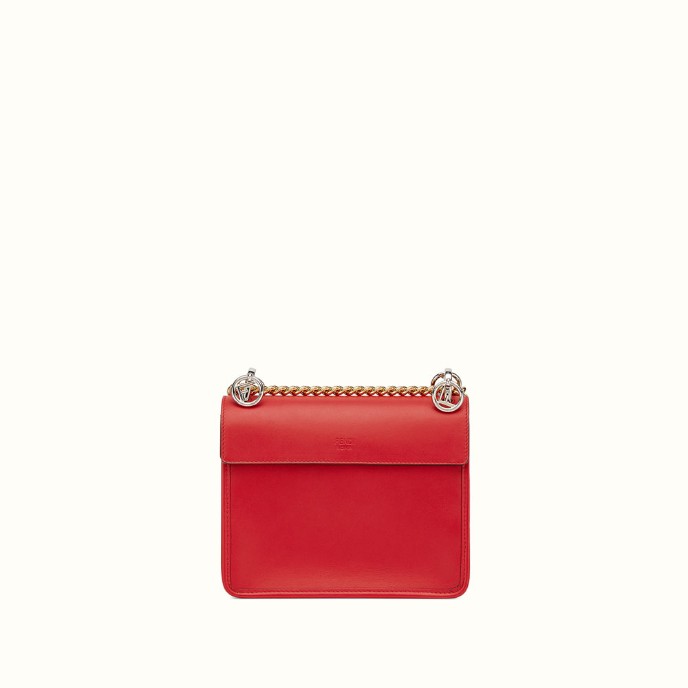 Fendi Kan I F Small Red leather Mini-bag 8BT2862IHF0MVV: Image 3