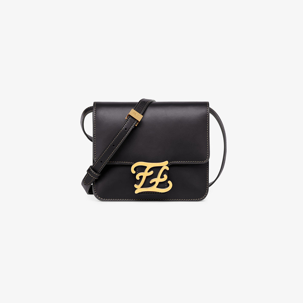 Fendi Karligraphy Black leather bag 8BT317 AAIW F15ZW: Image 1