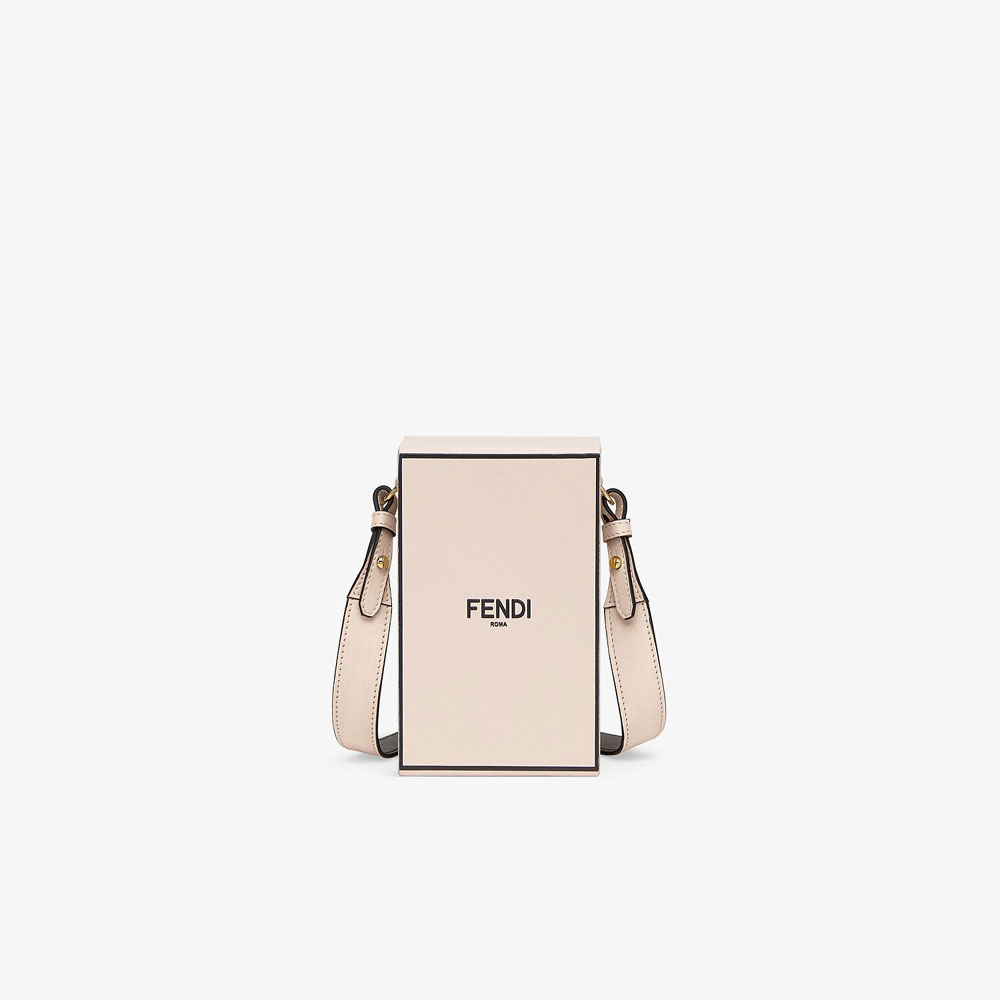 Fendi Vertical Box Pink Leather Bag 8BT339 ADP6 F1CN7: Image 1