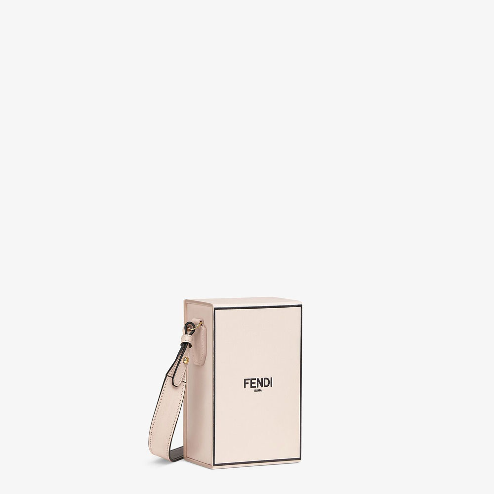 Fendi Vertical Box Pink Leather Bag 8BT339 ADP6 F1CN7: Image 3