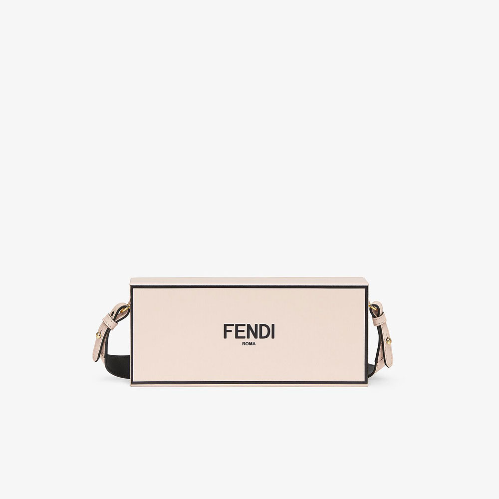 Fendi Horizontal Box Pink Leather Bag 8BT340 ADP6 F1CN7: Image 1