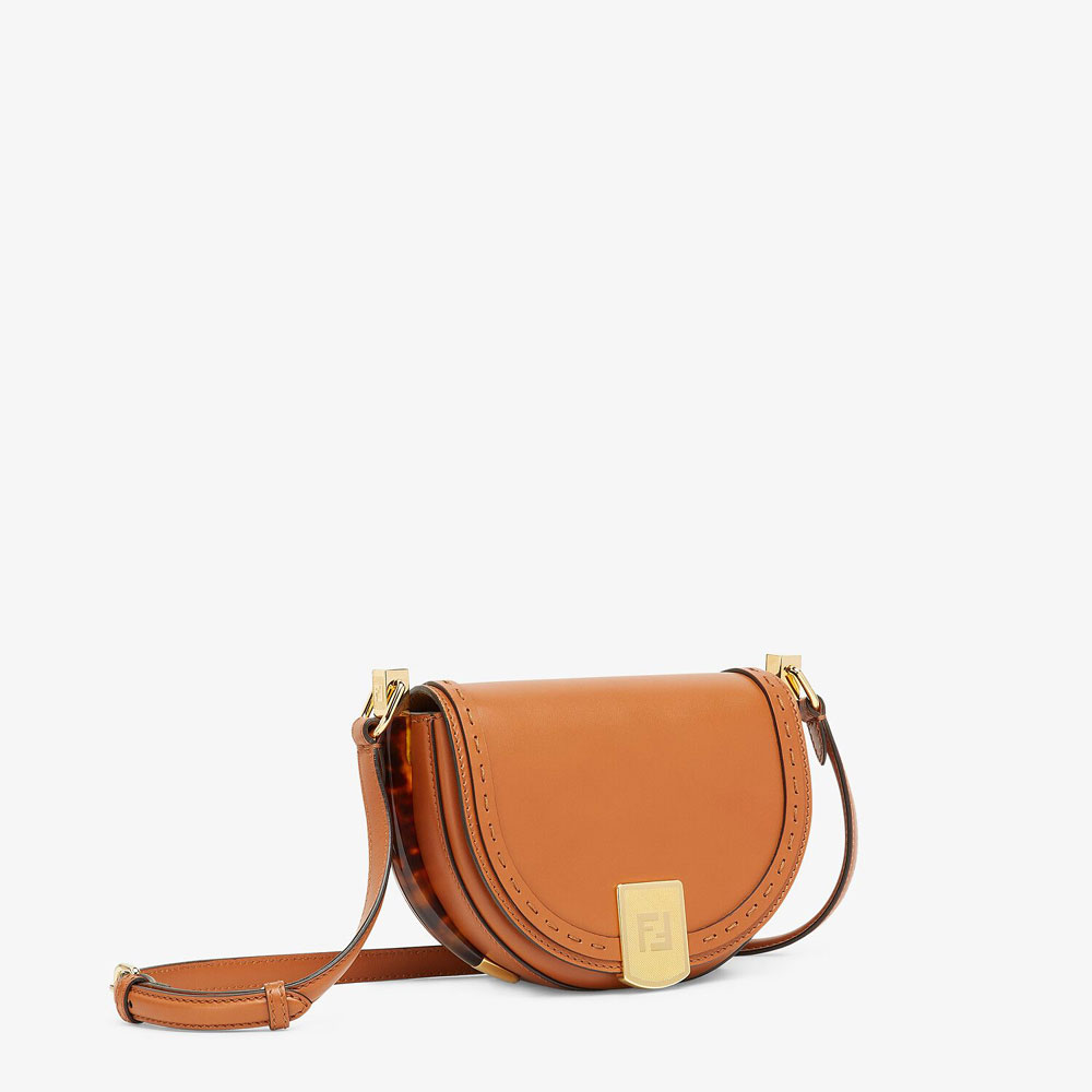 Fendi Moonlight Brown Leather Bag 8BT346 ABVL F0PWZ: Image 3