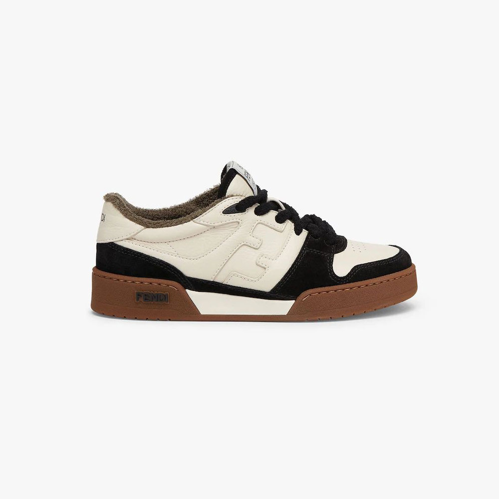 Fendi Match Low tops in black suede 8E8252AHH2F1FZB: Image 1