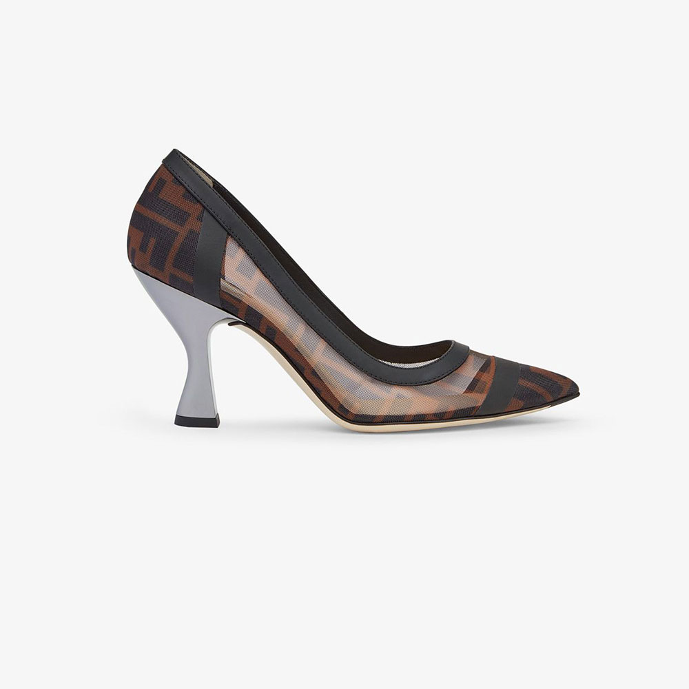 Fendi Colibri Black High Heeled Court 8I6804 AK11 F0VAV: Image 1