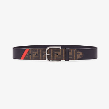 Fendi Brown Fabric Belt 7C0400 A9XS F19P9