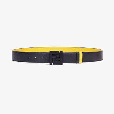 Fendi Black Reversible Belt With Two Loops 7C0432 AD25 F17BJ