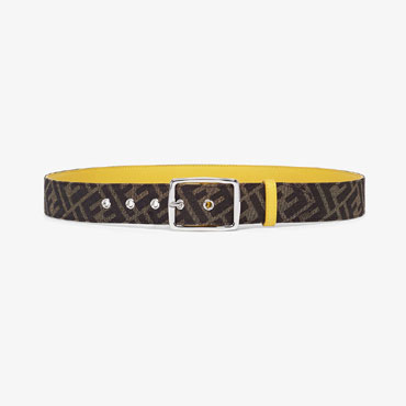 Fendi Brown Fabric Belt 7C0434 AD23 F1BHO