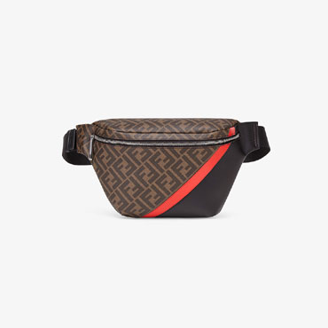 Fendi Belt Bag Brown fabric belt bag 7VA434 A9XS F19P9