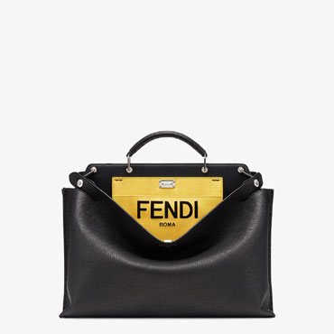 Fendi Peekaboo Essential Black Leather Bag 7VA476 ADM7 F0R2A