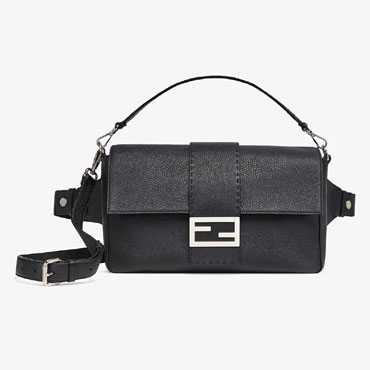 Fendi Baguette Large Black Calf bag 7VA478 SFR F0GXN