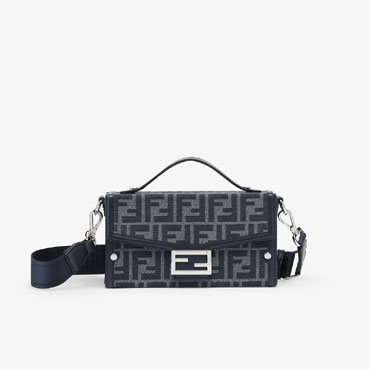 Fendi Soft Trunk Baguette FF jacquard bag 7VA565AG0MF1O97