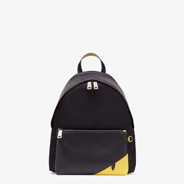 Fendi Black Nylon Backpack 7VZ042 A9ZB F0R2A