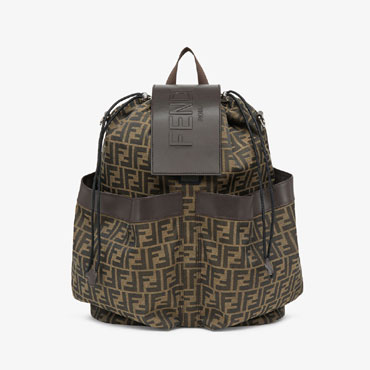 Fendi Strike Large FF jacquard fabric backpack 7VZ056AG0MF19KW