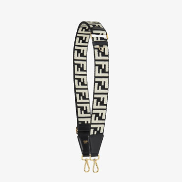 Fendi Strap You Black ribbon shoulder strap 8AV386AJPEF1I2H