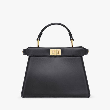 Fendi Peekaboo Iseeu Black padded nappa leather bag 8BN335ABVEF0KUR