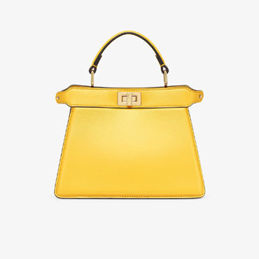 Fendi Peekaboo Iseeu Yellow leather bag 8BN335ABVEF192E