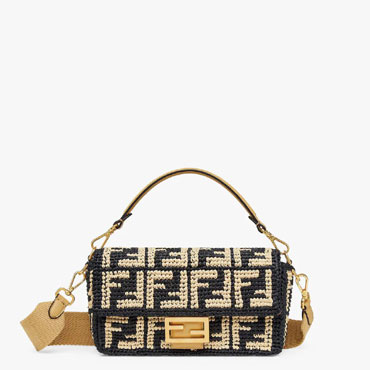 Fendi Baguette Fabric Black 8BR600AKBYF1HOG