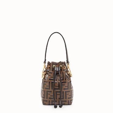 Fendi mon tresor Brown leather mini-bag 8BS010A3ZGF13VK