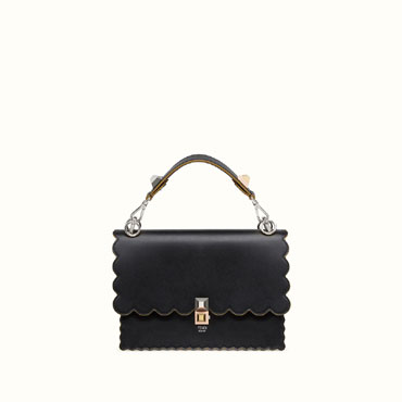 Fendi Kan I Black leather bag 8BT283OZCF0GXN