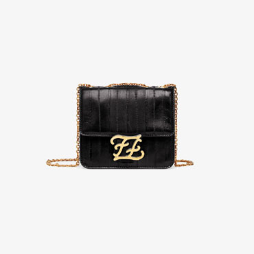 Fendi Karligraphy Black anguilla bag 8BT317 A9P1 F15ZW